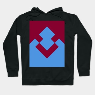 Aston Villa Claret and Blue 1990 Sleeve Hoodie